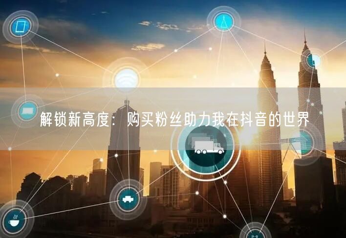 解锁新高度：购买粉丝助力我在抖音的世界