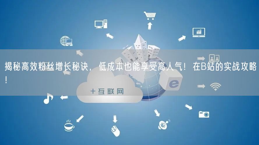揭秘高效粉丝增长秘诀，低成本也能享受高人气！在B站的实战攻略！