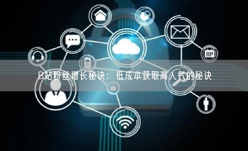 B站粉丝增长秘诀：低成本获取高人气的秘诀