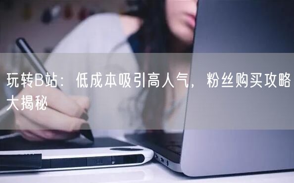 玩转B站：低成本吸引高人气，粉丝购买攻略大揭秘