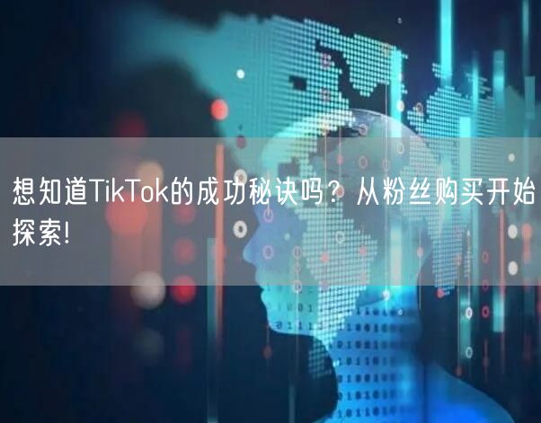 想知道TikTok的成功秘诀吗？从粉丝购买开始探索!