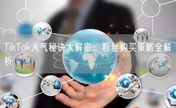 TikTok人气秘诀大解密：粉丝购买策略全解析