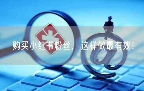 购买小红书粉丝，这样做最有效！