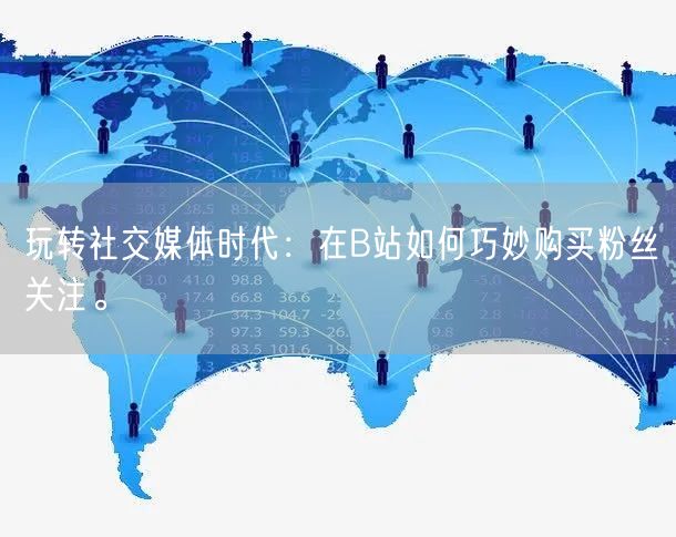 玩转社交媒体时代：在B站如何巧妙购买粉丝关注。