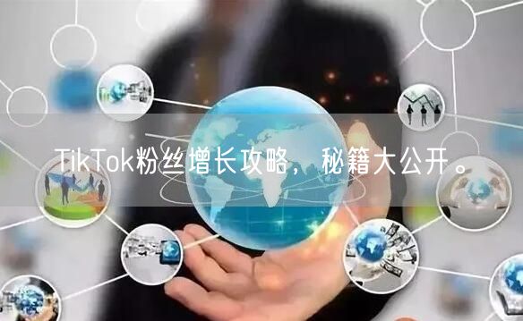 TikTok粉丝增长攻略，秘籍大公开。